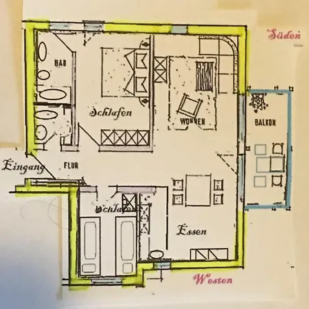Ferienwohnung Apfelblute 公寓 腓特烈港